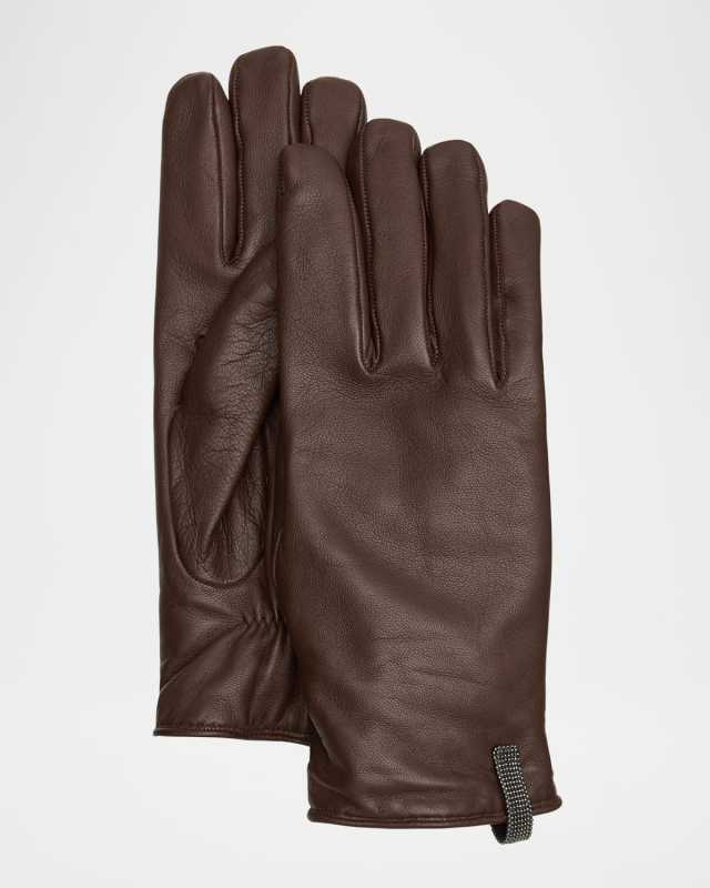 Calfskin Leather Gloves